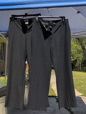 Victoria's Secret And Old Navy Straight Leg Black Dress Pants (2 Pair)